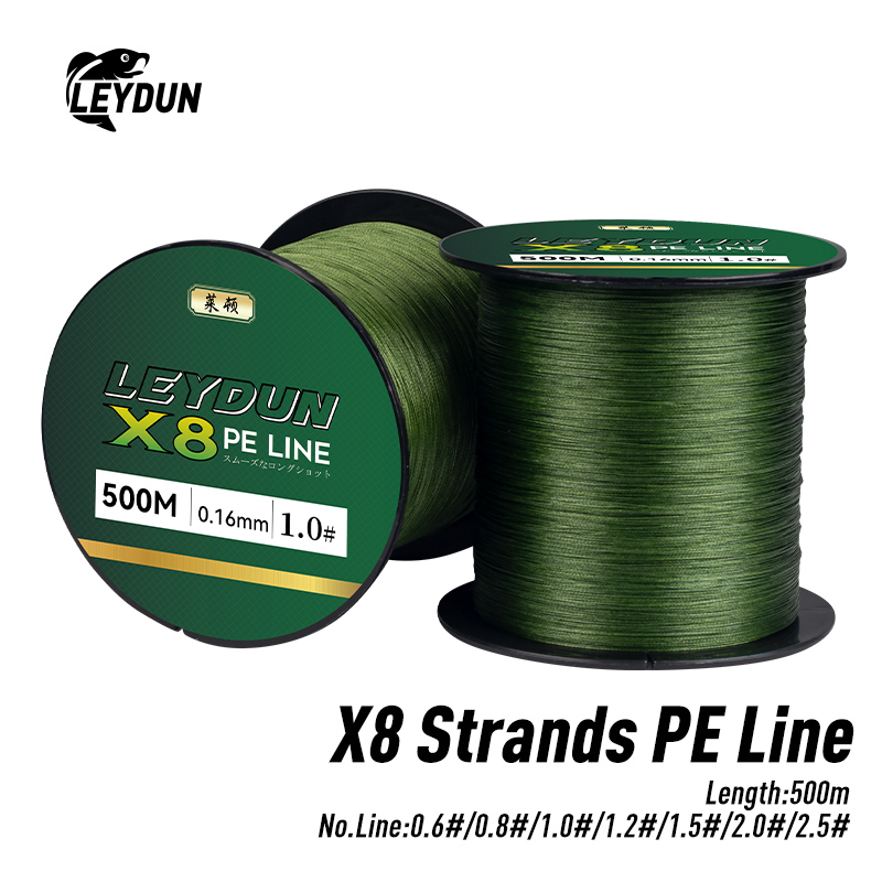 Copolymer Line - LEYDUN 500m Mikro Nowe Linki Wędkarskie