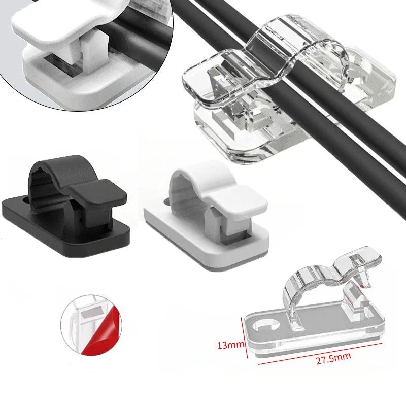 Tippet Line - 10/50 SZT. Klipsy do Organizacji Kabli