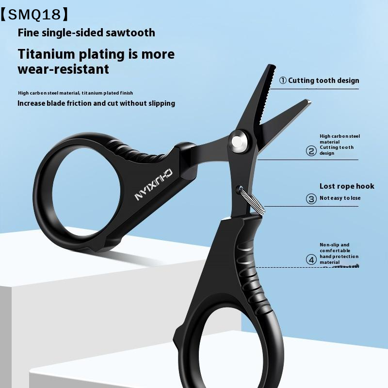 Fishing Line Cutter - Nożyczki wędkarskie ze stali nierdzewnej powlekane
