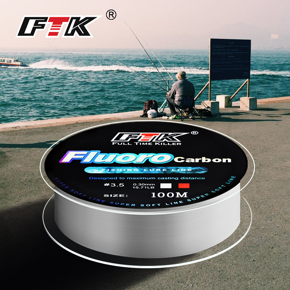 Fluorocarbon Line - Żyłka wędkarska z powłoką fluorocarbonową 100M,