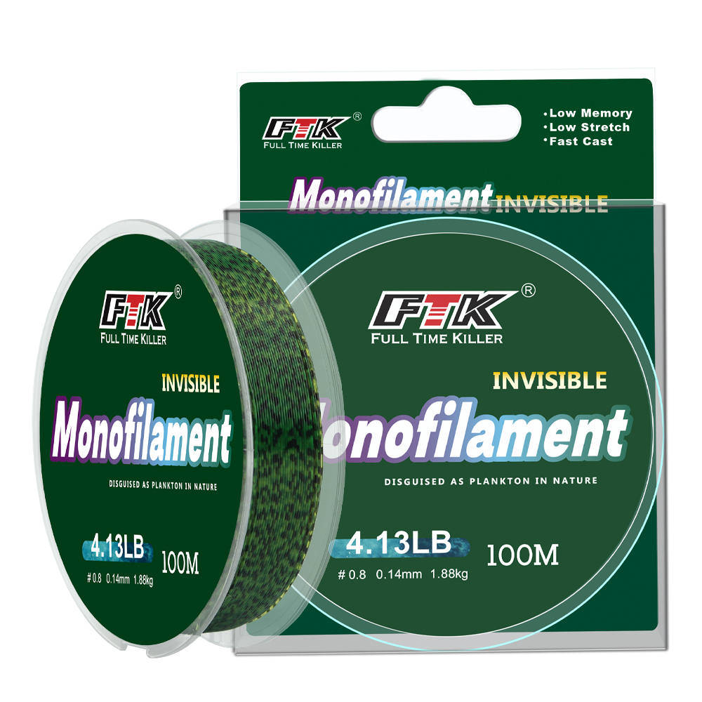 Fluorocarbon Line - Super mocna żyłka w cętkowana 100m